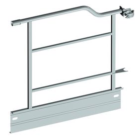 FIXS H 950 mm Guard Rail W 90-120 S235 2.0 mm Hinged Opening