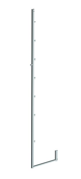 FIXS H 2500 mm Guard Rail Post W60-90 S235 4.0 mm - Top Net 6P