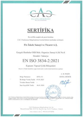TS EN ISO 3834