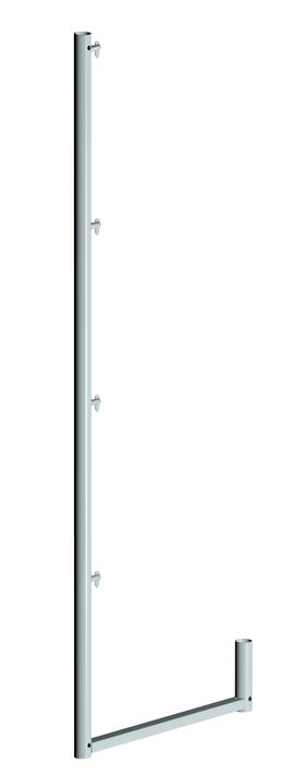FIXS H 2000 mm Guard Rail Post W60-90 S235 3.2 mm - Top Net 4P